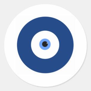 Sticker Rond Oeil mauvais