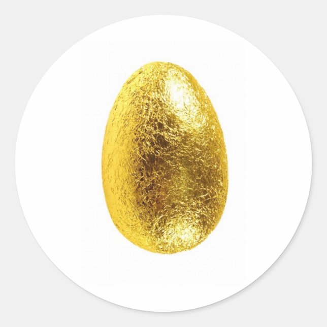 Sticker Rond oeuf de pâques (Devant)