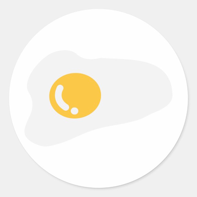 Sticker Rond Oeuf de spire (Devant)