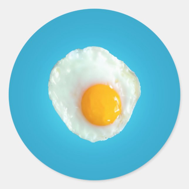 Sticker Rond Oeuf Fries (Devant)
