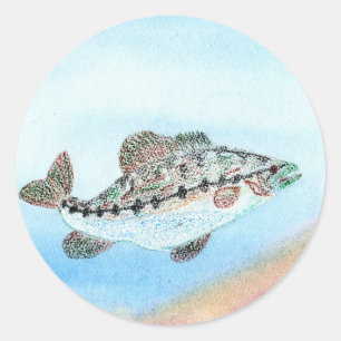 Sticker Rond OEuvre gagnante de E. Saliga, 5e année