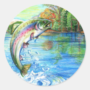 Sticker Rond OEuvre gagnante de M. Yuan, 9e année