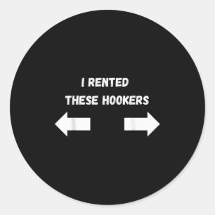 Sticker Rond Offensive J'Ai Loué Ces Amoureux Adultes Drôle Say