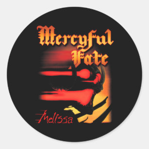 Sticker Rond Officielle Mercyful Fate Melissa