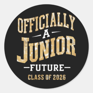 Sticker Rond Officiellement A Junior Future Class de 2026
