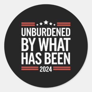 Sticker Rond Officiellement Inoccupé Par Ce Qui A Été Trump Vic