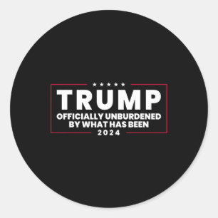Sticker Rond Officiellement Inoccupé Par Ce Qui A Été Trump Vic