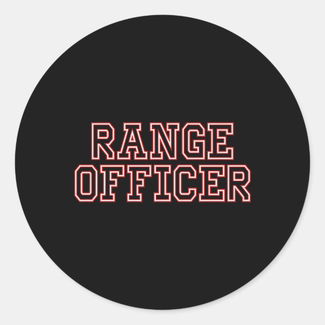 Sticker Rond Officier de la chaîne (Devant)