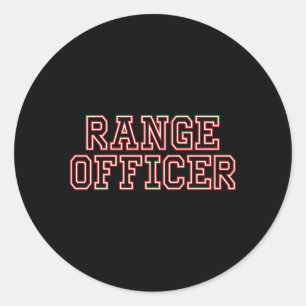 Sticker Rond Officier de la chaîne