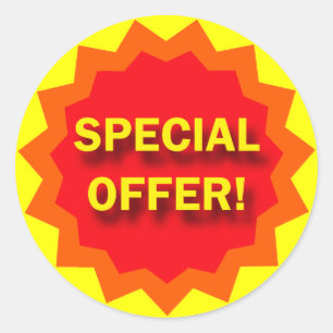 STICKER ROND OFFRE SPÉCIALE - SIGNE AU DÉTAIL
