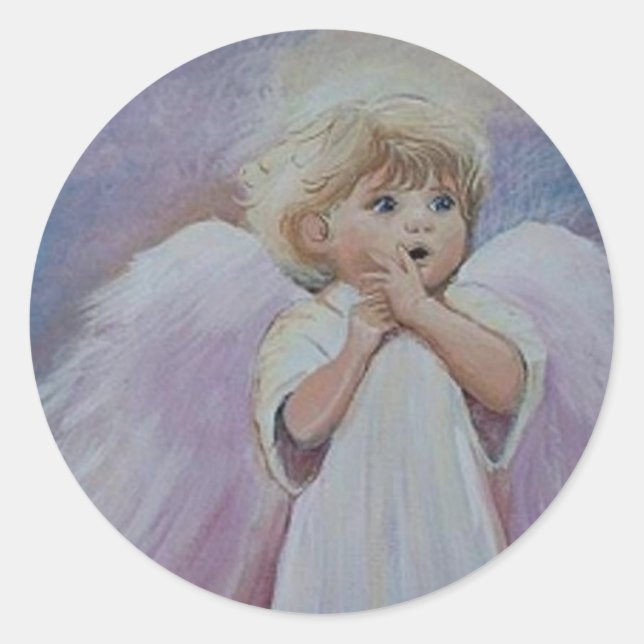 STICKER ROND OH ANGEL (Devant)