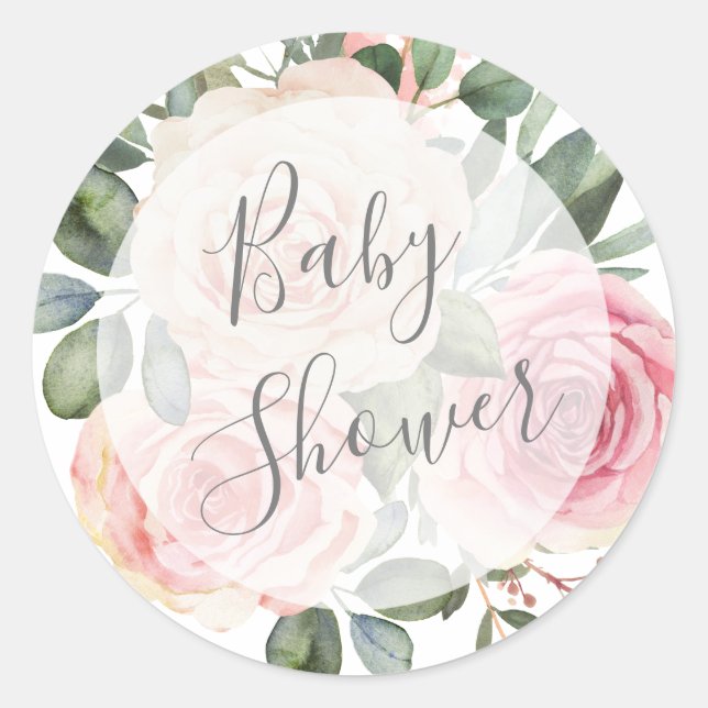 Sticker Rond Oh Baby Seal (Devant)