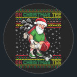 Sticker Rond Oh Christmas Tee Golf Santa Claus Jouer Golf Gol<br><div class="desc">Aimez le golf? pour les amateurs de golf. De plus, c'est un must pour le golf de May. Portez-le en regardant la tournée. Le golf est un club et un sport de balle dans lequel les joueurs clubs à frapper des balles dans une série de trous sur un parcours en...</div>