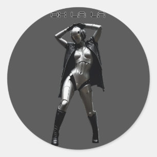 Sticker Rond Oh La La