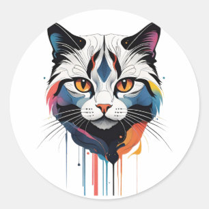 Sticker Rond Oh Lawd He Treading