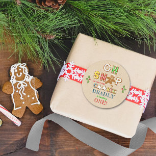 Sticker Rond Oh, Snap ! Gingerbread Cookie N'importe quel âge A