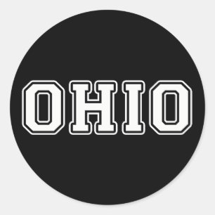 Sticker Rond Ohio