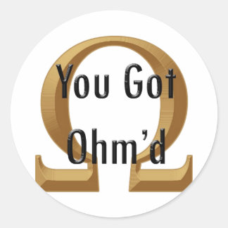 Sticker Rond Ohmed