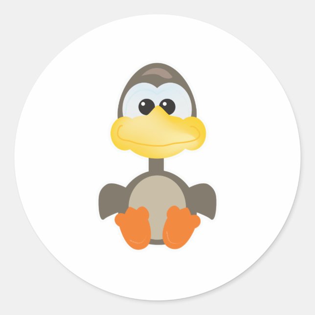 Sticker Rond Oie de Goofkins (Devant)