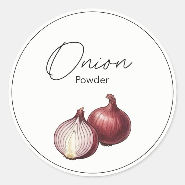 Sticker Rond Oignon (Devant)