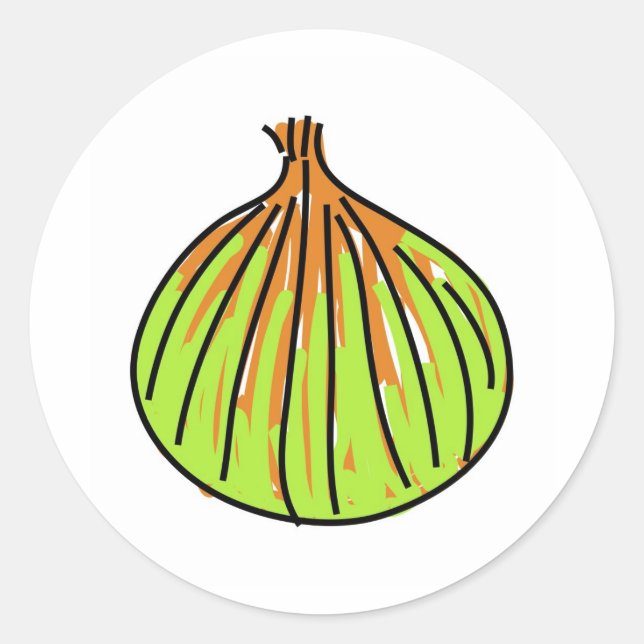 Sticker Rond oignon (Devant)