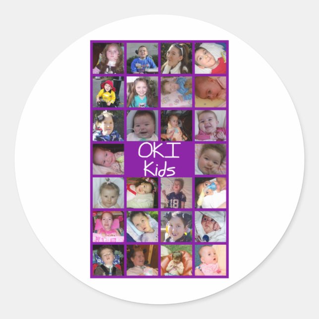Sticker Rond OKI Kids 2010 (Devant)