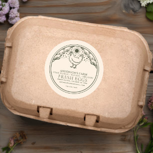 Sticker Rond Olive modifiable Olive Witchy Tarot Eggs Famille É