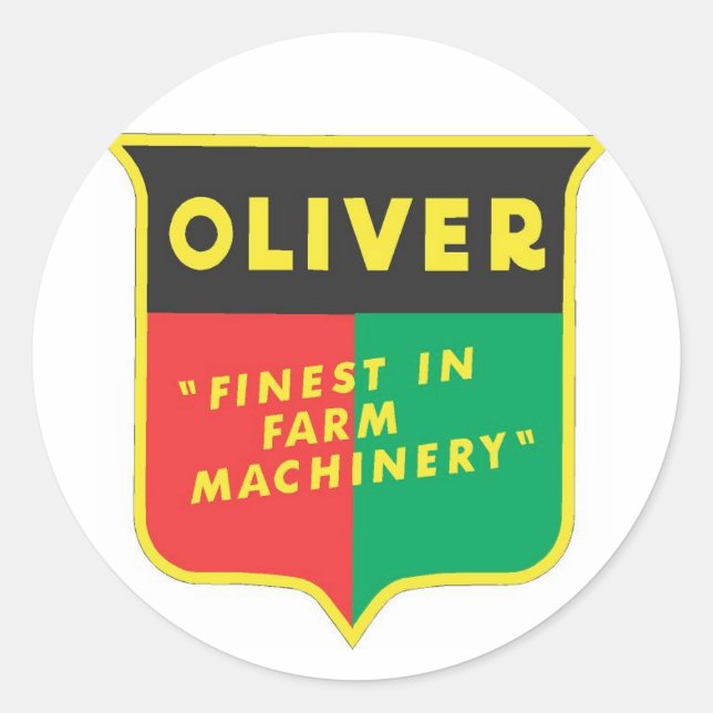 Sticker Rond Oliver (Devant)