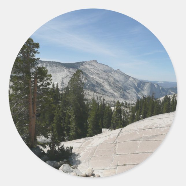 Sticker Rond Olmsted Point II de Yosemite National Park (Devant)