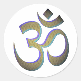Sticker Rond Om