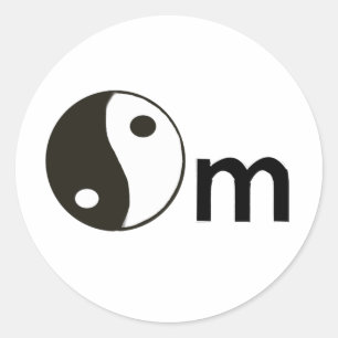 Sticker Rond Om