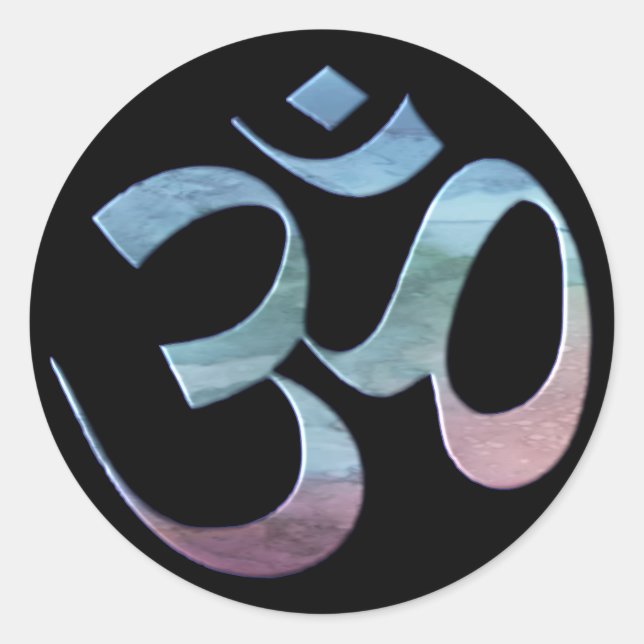 Sticker Rond Om 1 (Devant)