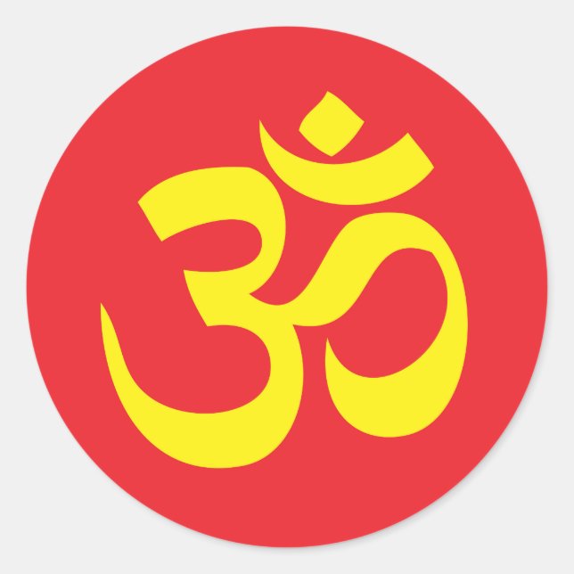 Sticker Rond Om Namah Shivay (Devant)