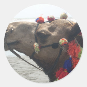 Sticker Rond Oman Mascate Photo Art