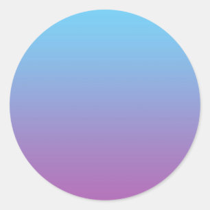 Sticker Rond Ombre bleu et violet
