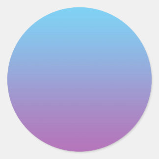 Sticker Rond Ombre bleu et violet