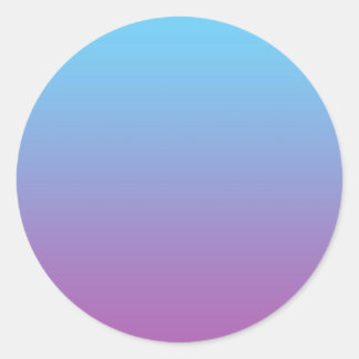 Sticker Rond Ombre bleu et violet