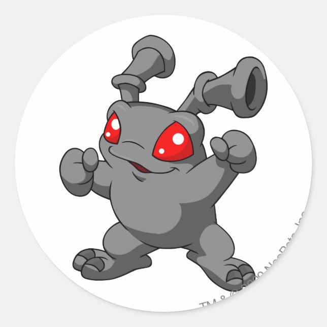 Sticker Rond Ombre de Grundo (Devant)