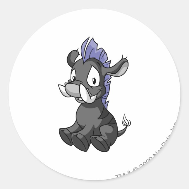 Sticker Rond Ombre de Moehog (Devant)