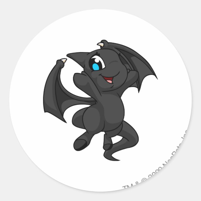 Sticker Rond Ombre de Shoyru (Devant)