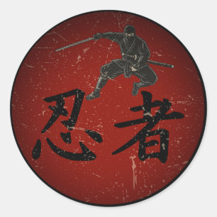 Sticker Rond Ombre du Shinobi