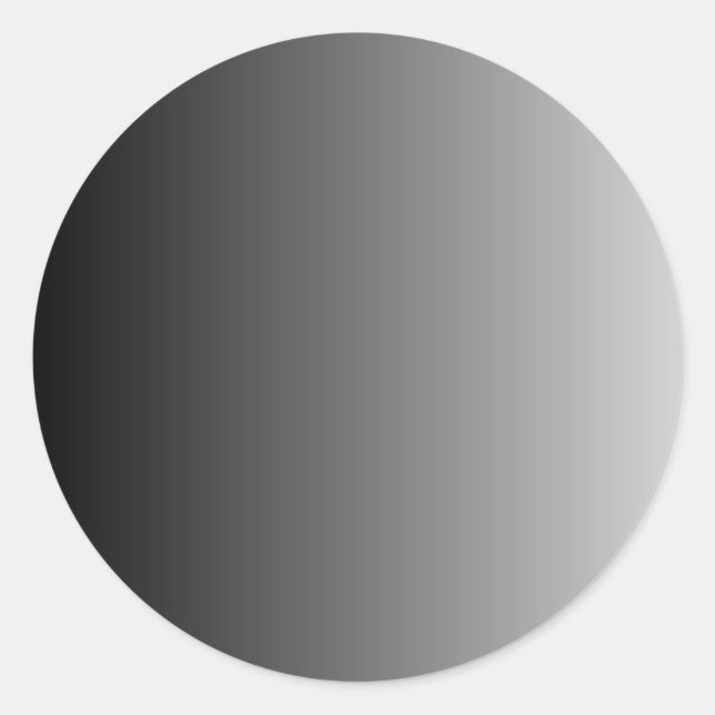 Sticker Rond Ombre Gris Vierge (Devant)
