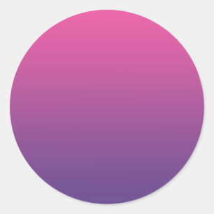 Sticker Rond Ombre rose et violet