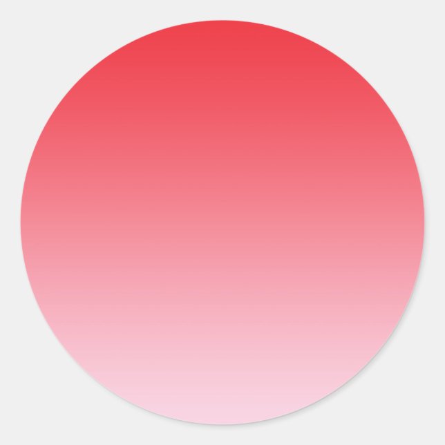 Sticker Rond Ombre rouge (Devant)