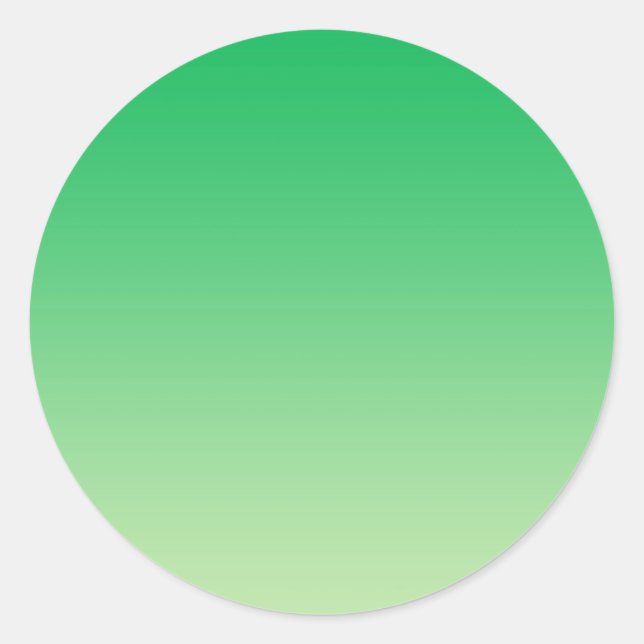 Sticker Rond Ombre verte (Devant)