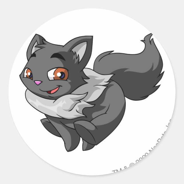 Sticker Rond Ombre Wocky (Devant)