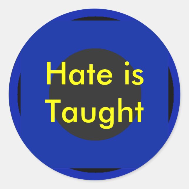 Sticker Rond ! On apprend à haïr l'UC (Devant)