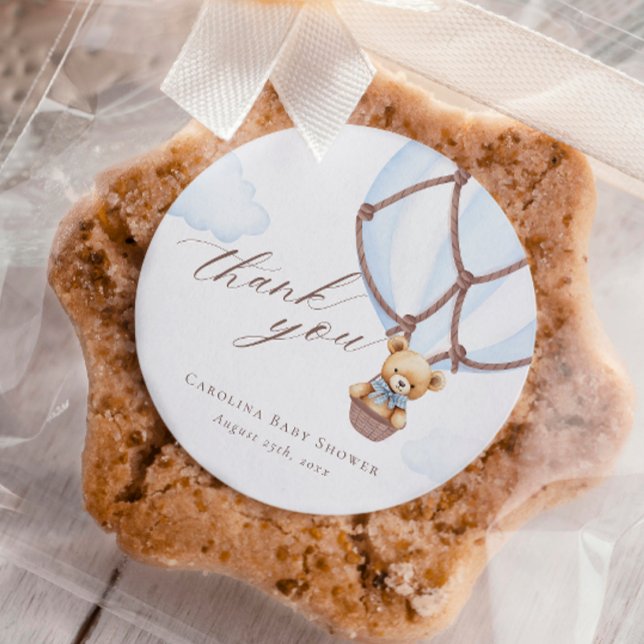 Sticker Rond On Peut Attendre ! Merci à balais à air chaud (Créateur téléchargé)