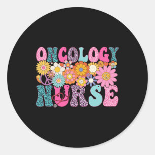 Sticker Rond Oncologie Semaine Infirmière Jour Super d'apprécia