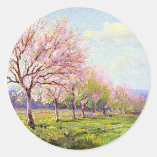 Sticker Rond Onderdonk - Peach Orchard,
